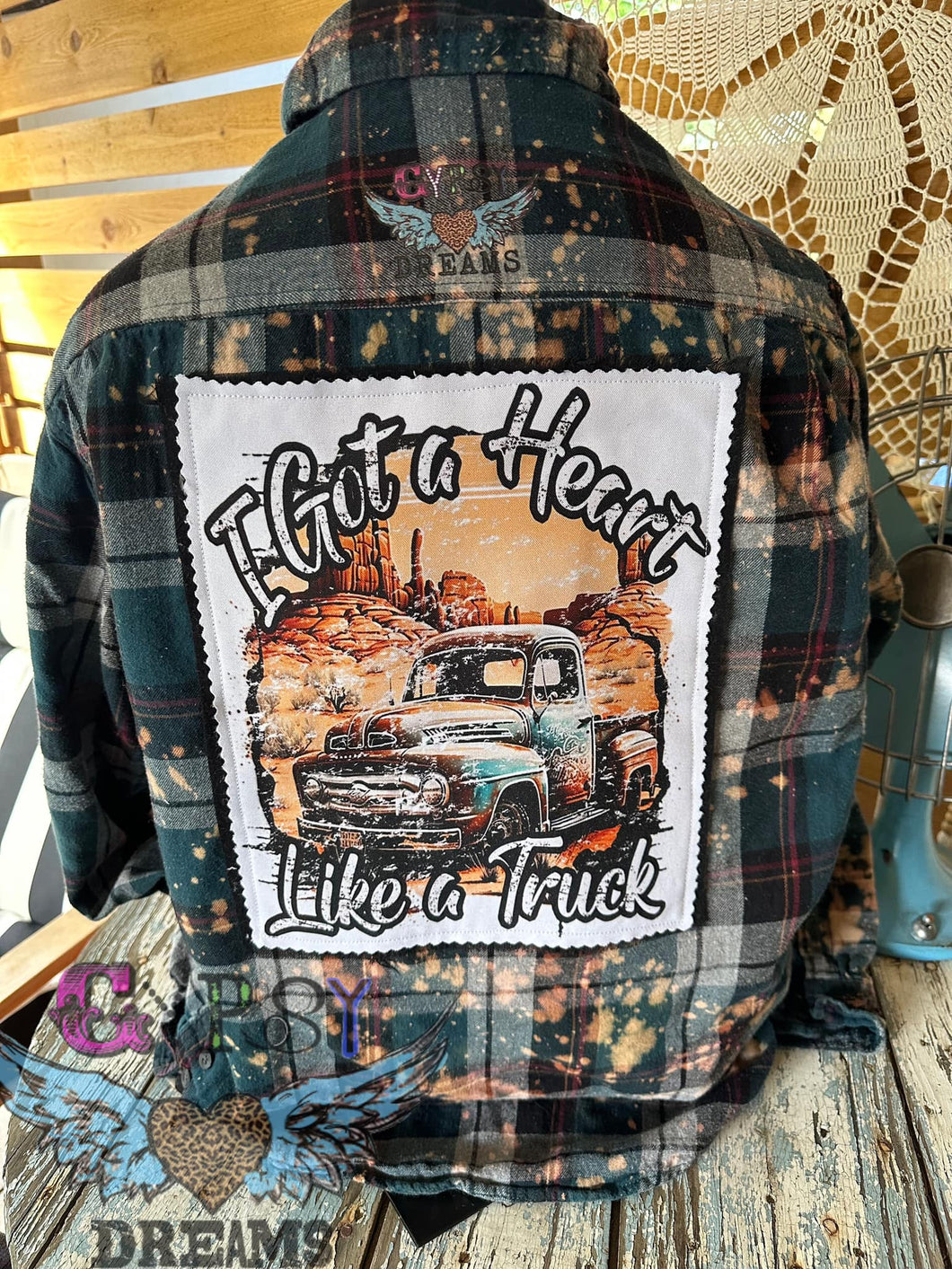 I've Got a Heart like a Truck Retro Truck