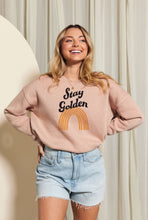 Load image into Gallery viewer, STAY GOLDEN Mineral Graphic Sweatshirt
