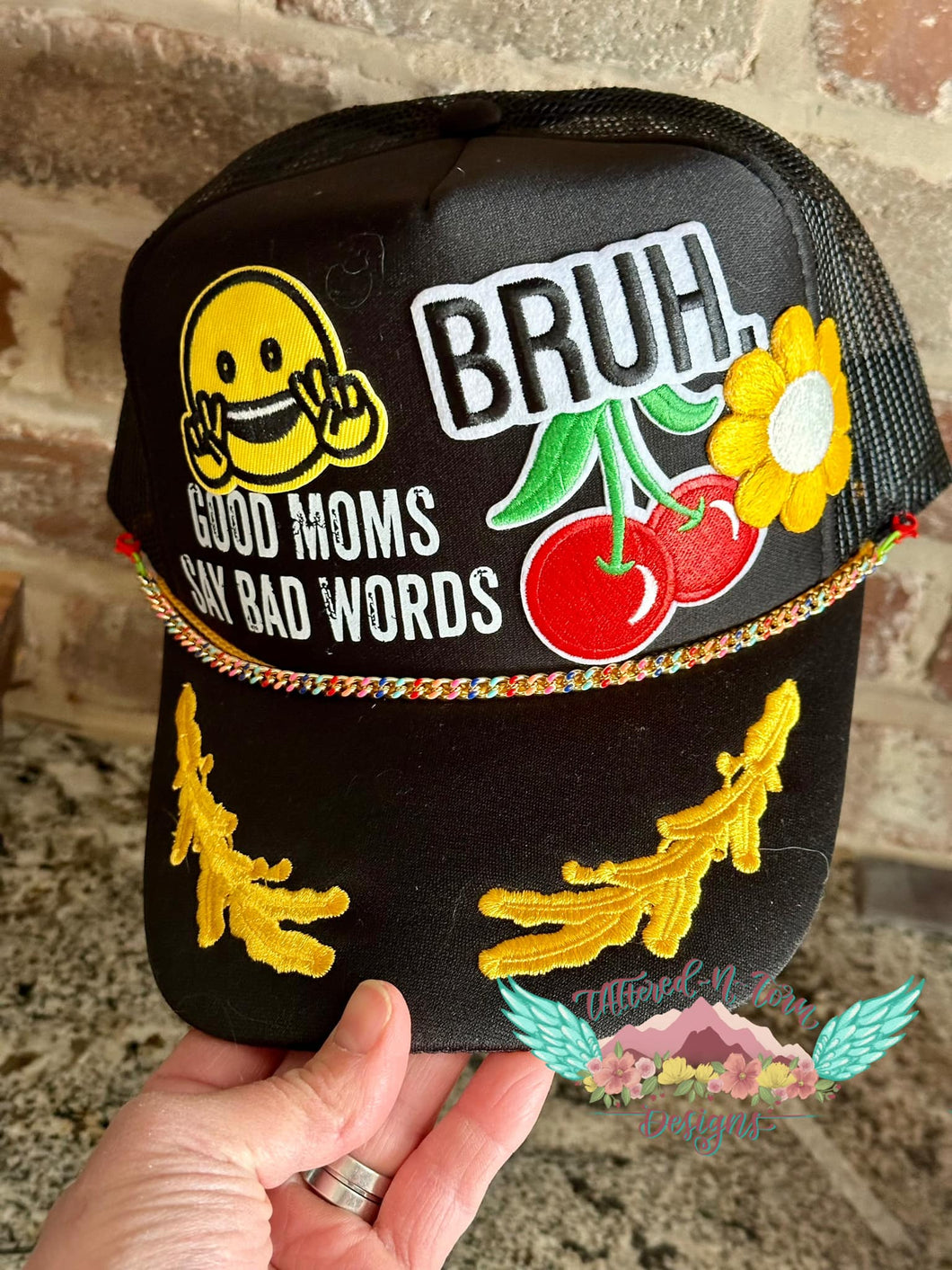 Good Moms Say Bad Words Trucker Hat