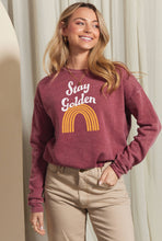 Load image into Gallery viewer, STAY GOLDEN Mineral Graphic Sweatshirt
