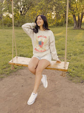 Load image into Gallery viewer, Willie Nelson Eagle Shield Sand Thrifted Graphic Sweatshirt
