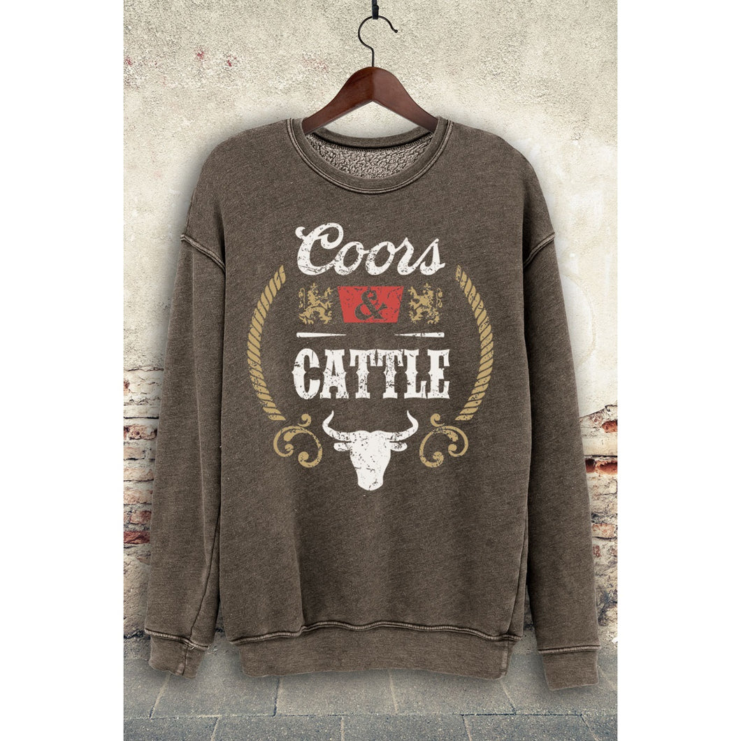 Coors and Cattle Mineral Sweatshirts