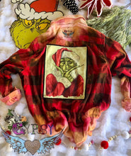 Load image into Gallery viewer, Mean One Crushed Velvet Patch Bleached Flannel
