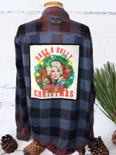 Load image into Gallery viewer, Have a Holly Dolly Christmas Flannel
