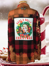 Load image into Gallery viewer, Have a Holly Dolly Christmas Flannel
