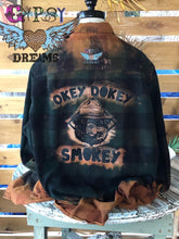 Load image into Gallery viewer, Okey Dokey Smokey Bleached Flannel
