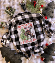 Load image into Gallery viewer, Rockin&#39; Around the Christmas Tree Flannel
